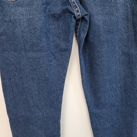 Levi's Wedgie Straight Jeans Thick Denim High Waisted Button Fly Women 30 x 28 - Picture 9 of 13